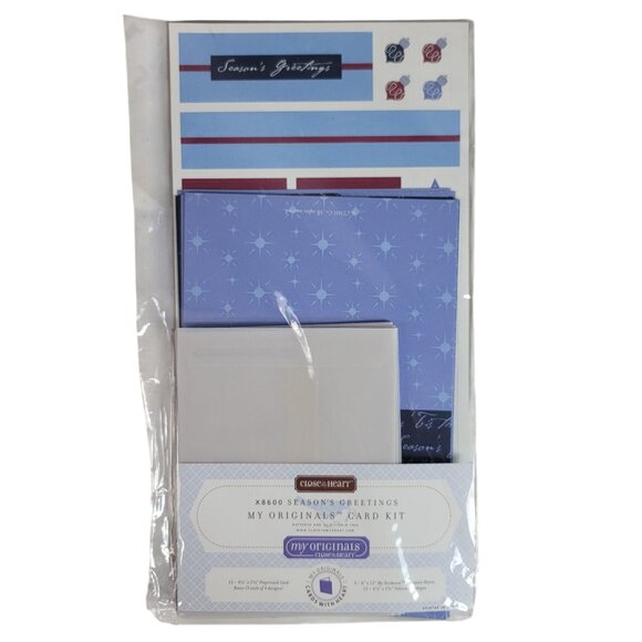 Close to My Heart My Originals Card Kit Season's Greetings X8600 Holiday NEW - Picture 1 of 8